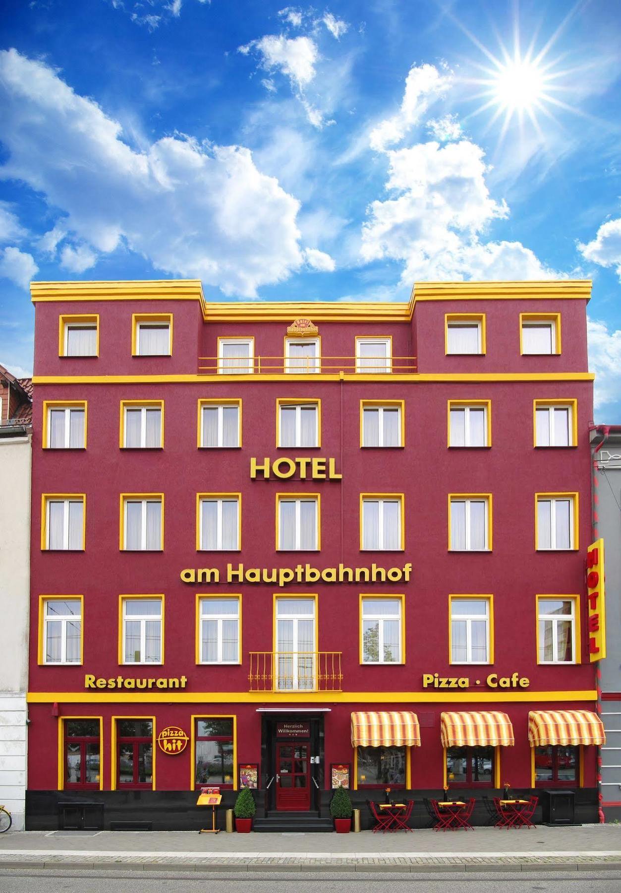 Hotel Am Hauptbahnhof Шверін Екстер'єр фото